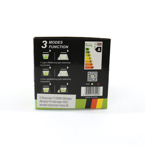 Lampa solara GDPLUS pentru gradina cu LED de perete cu senzor de miscare GD-2203-B